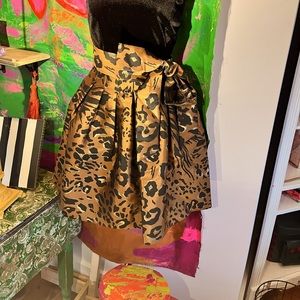 Tahari leopard print dress
